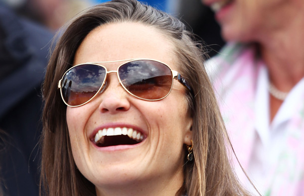Pippa Middleton watches the Men's Singles third round match between Andy Roddick of the United States and Kevin Anderson of South Africa on day four of the AEGON Championships at Queens Club in London, England. (GETTY/GALLO)