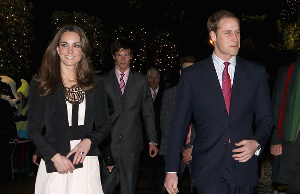Prince William and finacee Catherine Middleton arrive for a Christmas reception in aid of the Teenager Cancer Trust at theThursford Collection on December 18, 2010 in Fakenham, England. (GETTY/GALLO)