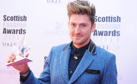 Henry Holland arrives at the Scottish Fashion Awards at Glasgow Science Centre on June 15, 2011 in Glasgow, Scotland. (GETTY)
