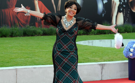 Dame Shirley Bassey arriving at the Scottish Fashion Awards 2011 on June 15, 2011 in Glasgow, Scotland. (GETTY)