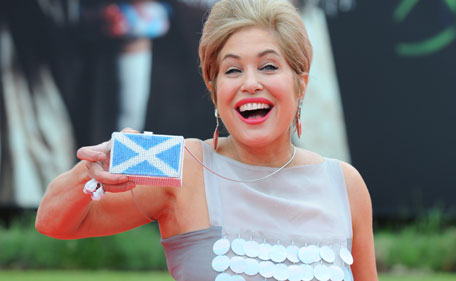 Brix Smith Smart TV presenter arriving at the Scottish Fashion Awards 2011 on June 15, 2011 in Glasgow, Scotland. (GETTY)