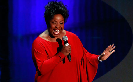 Singer Gladys Knight performs onstage during the tribute to Oprah Winfrey during the Daytime Emmy Awards on Sunday June 19, 2011 in Las Vegas. (AP)