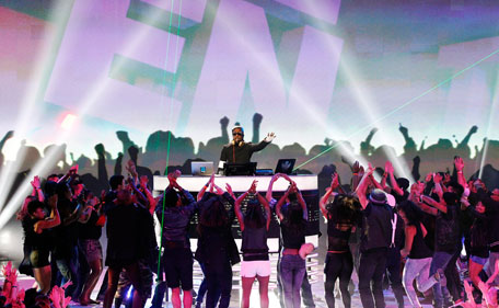 Singer will.i.am performs at the Teen Choice Awards at the Gibson amphitheater in Universal City, California August 7, 2011. (REUTERS)