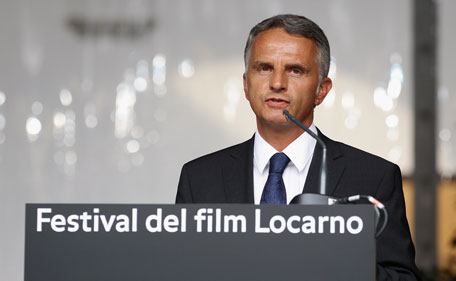 Federal Councillor for the Swiss Confederation Didier Burkhalter attends the 64th Festival del Film di Locarno Opening Cocktail on August 3, 2011 in Locarno, Switzerland. (GETTY)