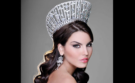 Cynthia de la Vega, 19, came second at the Nuestra Belleza Mundo Mexico beauty pageant last September. (NUESTRA BELLEZA MAXICO)