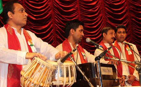 Indian Independence Day celebration in Dubai. Malhaar performing at the Indian Consulate, Dubai on the occasion. (Image courtesy Emirates 24|7 reader: NIKHIL KHANNA)