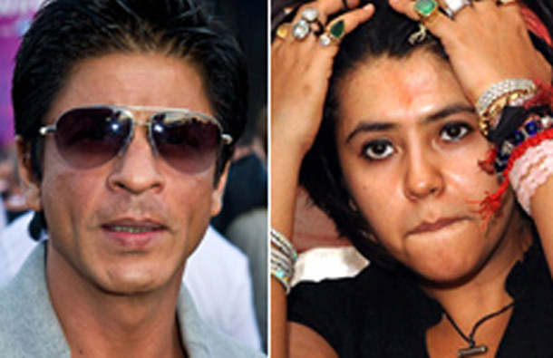 Shahrukh Khan and Ekta Kapoor (AFP)