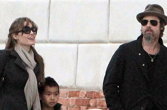 Brad Pitt and Angelina Jolie (BANG)
