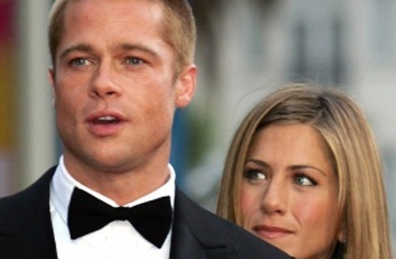 Brad Pitt and Jennifer Aniston (REUTERS)