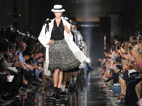 PARIS, FRANCE - OCTOBER 02:  Models walk the runway during the John Galliano Ready to Wear Spring / Summer 2012 show during Paris Fashion Week  on October 2, 2011 in Paris, France.  (GETTY)