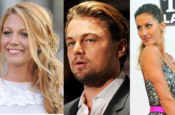 Blake-Lively, Leonardo DiCaprio and Gisele Bundchen (GETTY/GALLO)