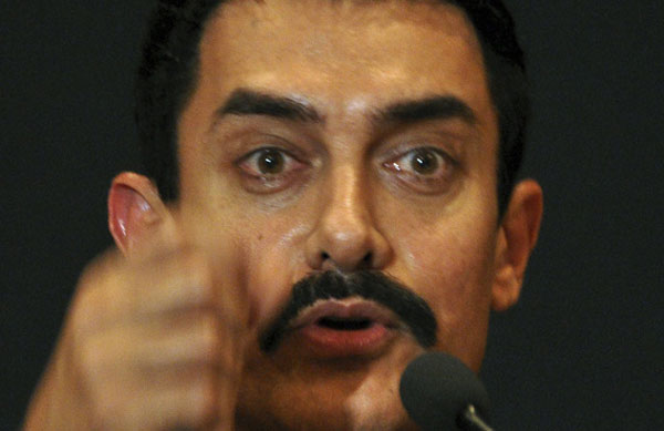 Bollywood actor Aamir Khan. (AFP)