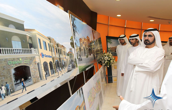 Mohammed bin Rashid views designs of new projects