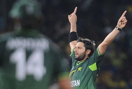 Pakistan's Shahid Afridi made a sensational return to international cricket claiming three wickets in the first one-day match against Sri Lanka in Dubai on Friday. (FILE)