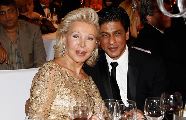 Shah Rukh Khan and Ute Ohoven (GETTY/GALLO)