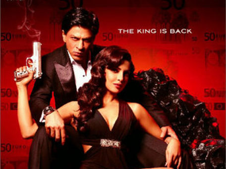 Shah Rukh Khan and Priyanka Chopra in the poster of 'Don 2'. (Pic: courtesy twitter)