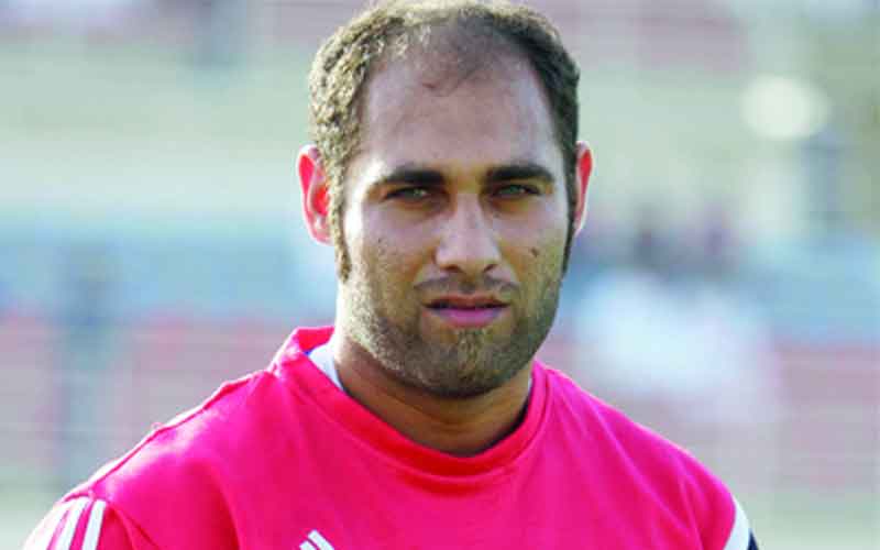 Baniyas goalkeeper Mohammad Ali Ghuloom (EMARAT AL YOUM)