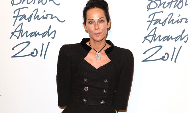 Amanda Harlech arrives at the British Fashion Awards at The Savoy Hotel on November 28, 2011 in London, England. (GETTY)