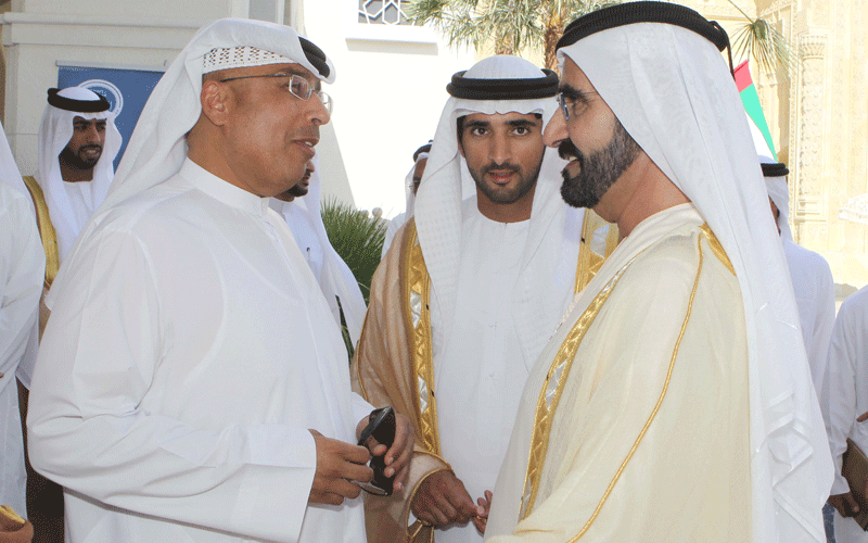 Sheikh Mohammed attends the opening sessions of Arab Thought Foundation (Fikr10) conference. (WAM)