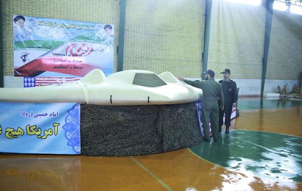A picture received on December 8, 2011 shows the US unmanned spy plane in Iran (REUTERS)