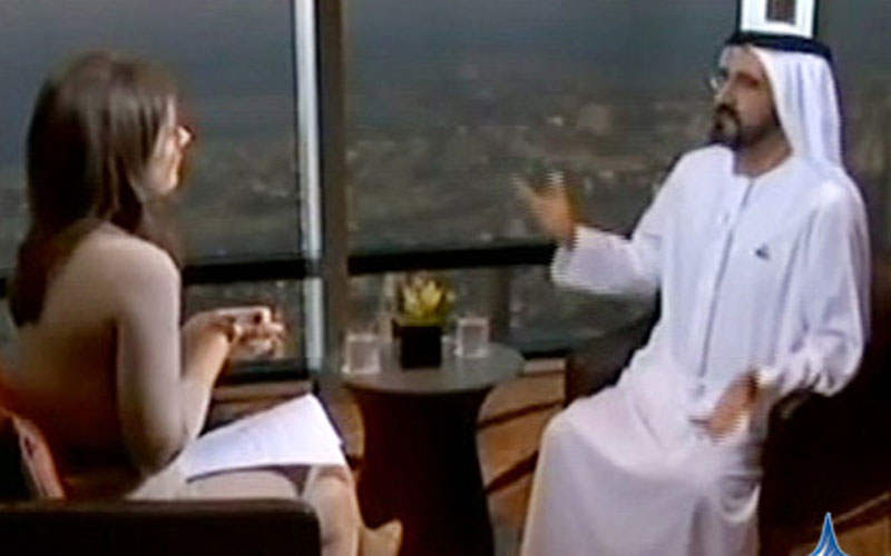 Sheikh Mohammed's interview (File)