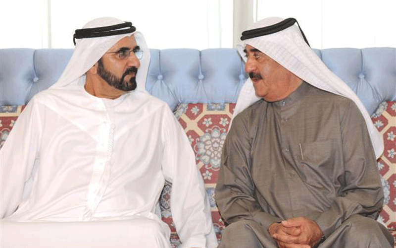 Sheikh Mohammed offers condolences to Sheikh Saud (WAM)