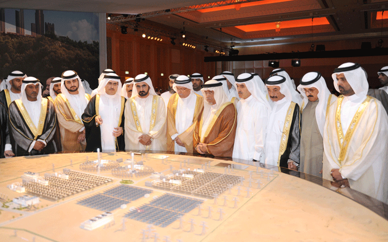Sheikh Mohammed has launched the Mohammed Bin Rashid Al Maktoum Solar Park project (WAM)
