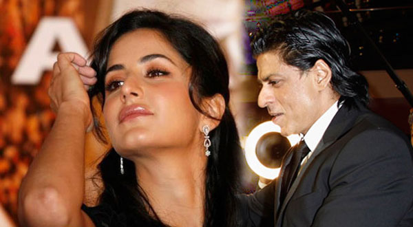 Bollywood star Katrina Kaif and Shah Rukh Khan. (GETTY)