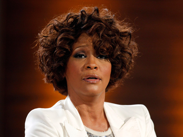 Singer Whitney Houston looks on on the German TV game show "Wetten Dass" (Bet it...?) in Freiburg, in this file photo taken October 3, 2009. Houston has died, according to her publicist on February 11, 2012. She was 48.  (REUTERS)