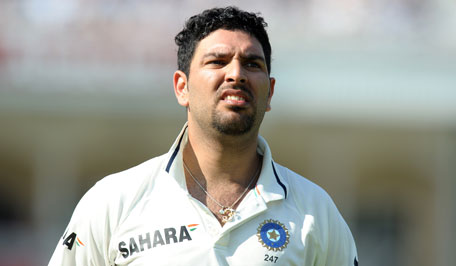 Yuvraj is undergoing chemotherapy in the US for a malignant tumour located between his lungs. (FILE)