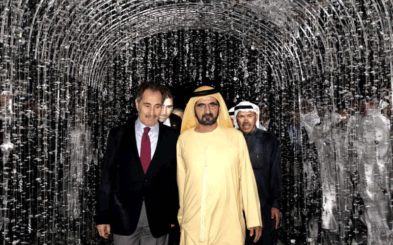 Sheikh Mohammed inaugurates Rixos The Palm Dubai, which is the first edition of Rixos Hotels investments in the UAE. (WAM)