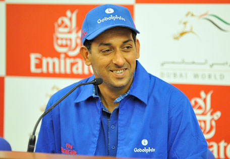 Godolphin's second trainer Mahmoud Al Zarooni at a press conference on Thursday. (SUPPLIED)
