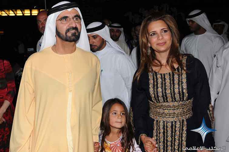 Sheikh Mohammed and Princess Haya welcome senior economists and mathematical symbols (Picture Courtesy: Sheikh Mohammed's website)