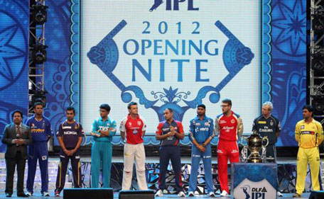 Amitabh Bachchan presided over the MCC Spirit of Cricket oath-taking ceremony involving the nine IPL captains. (BCCI)