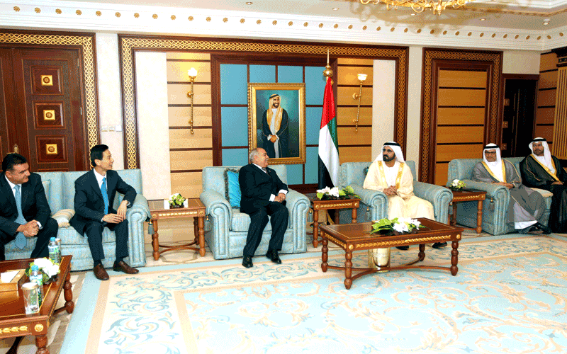 Sheikh Mohammed receives new ambassadors of the United Mexican States, People's Republic of China and the Republic of Cyprus (Wam)