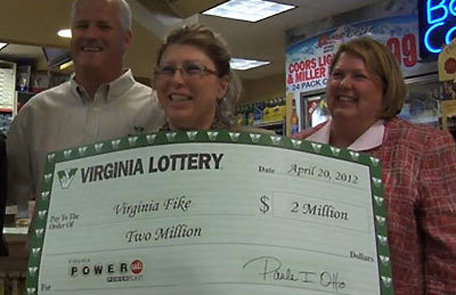 Woman wins lotto twice in one day.