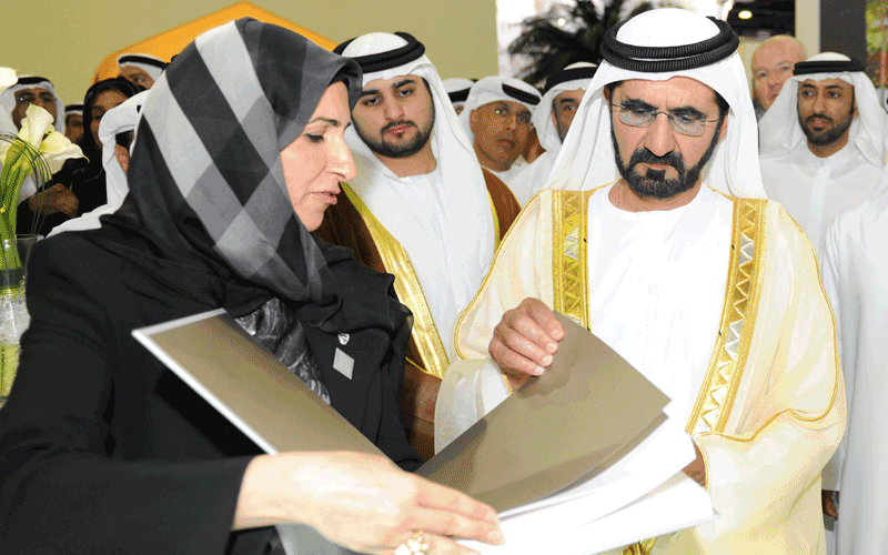 Sheikh Mohammed opens the Arabian Travel Market Exhibition 2012 at the Dubai World Trade Centre (Wam)