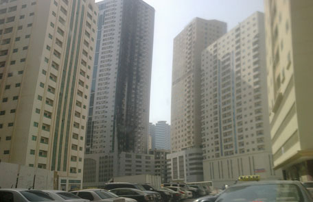 Neighbourhood rents have gone up by Dh2,000 to Dh5,000 since the fire in Al Tayer Building in Al Nahda area of Sharjah (EC)