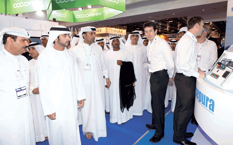 Sheikh Hamdan inaugurates TETRA exhibitionm (Wam)