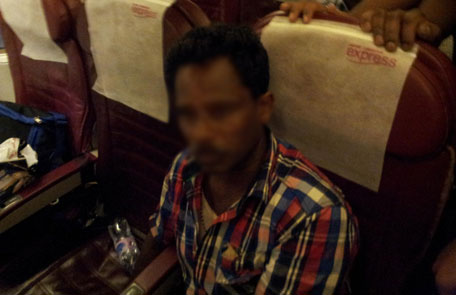 A drunken passenger on the flight had to be evicted and the flight was delayed by an hour and a half (SUPPLIED)