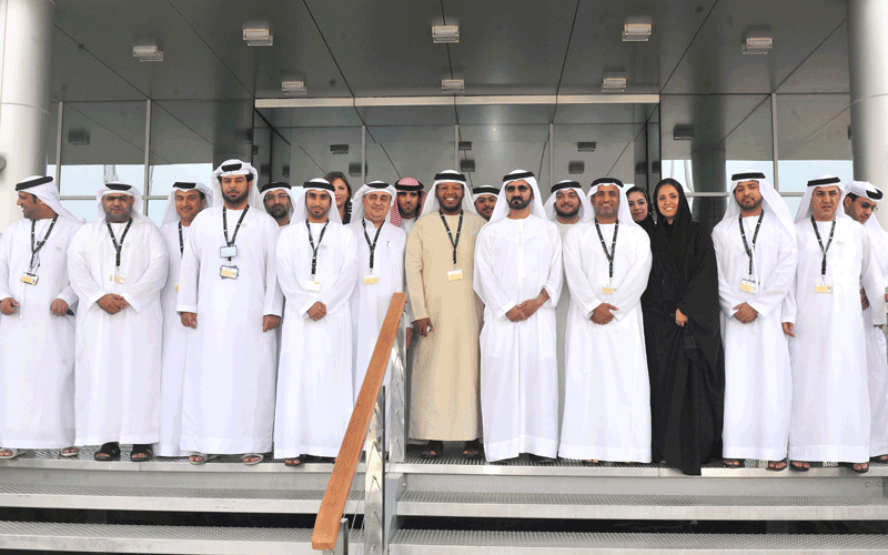 Sheikh Mohammed visits "Sheikh Zayed Air Navigation Centre" in Abu Dhabi (Wam)