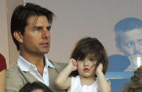Tom Cruise with daughters Suri Cruise (GETTY/GALLO)
