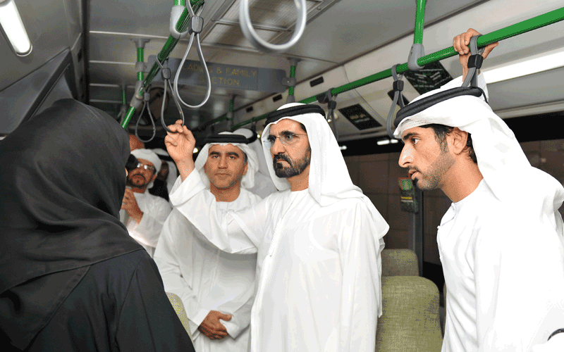 Sheikh Mohammed visits to the headquarters of Dubai's Road and Transport Authority (Wam)