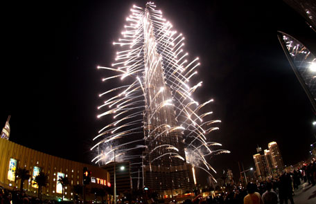 Developer Emaar promises a stunning six-part firework, laser and light show that will light up Downtown Dubai.(Osama Abughanim)