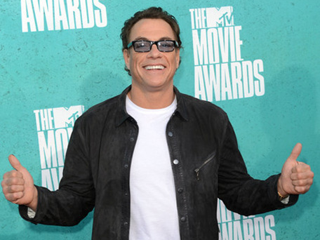 Actor Jean-Claude Van Damme arrives at the 2012 MTV Movie Awards held at Gibson Amphitheatre on June 3, 2012 in Universal City, California. (GETTY)