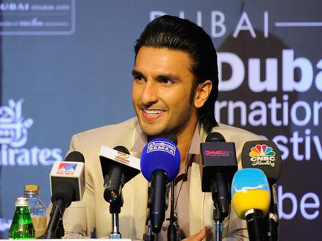Ranveer Singh attends the 'Ladies vs Ricky Bahl' press conference during day two of the 8th Annual Dubai International Film Festival held at the Madinat Jumeriah Complex on December 8, 2011 in Dubai, United Arab Emirates. (GETTY)