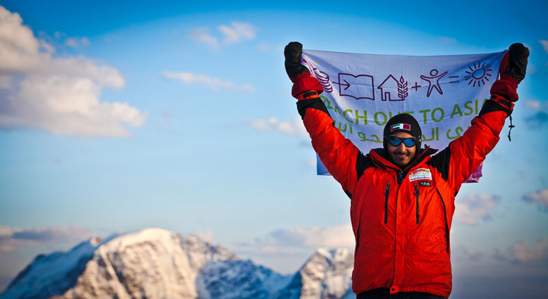 Qatari climbs Europe's highest peak of Elbrus - News - Region ...