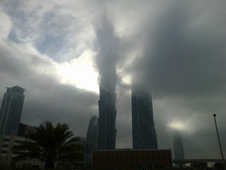 Temperature across the emirates continue to drop. (Pic: Eudore Chand)