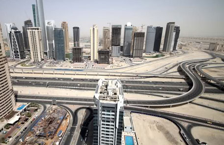 Wind Towers in JLT. (SUPPLIED: IMRE SOLT)