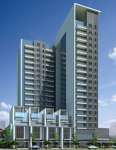 Burj Pacific in Business Bay. (SUPPLIED)